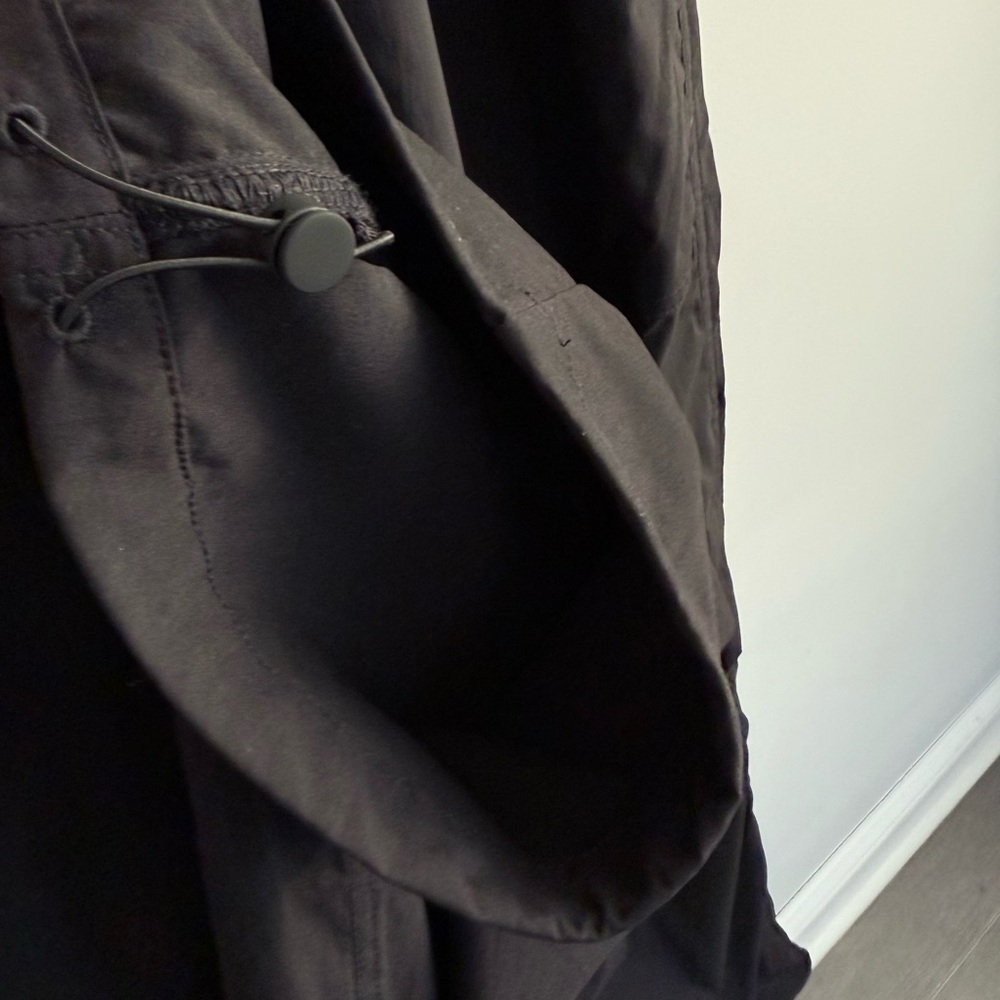 Athleta Flex Jumpsuit Black Size 12 588230 Cinch Wide Leg Outdoor Travel - Picture 16 of 16